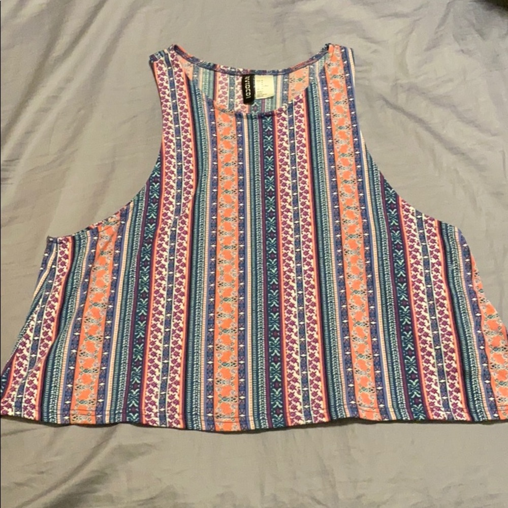 Colorful crop top